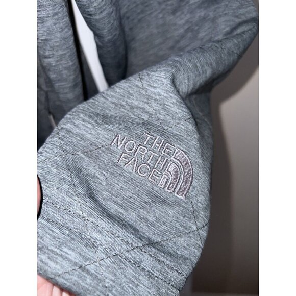 THE NORTH FACE Silken Fleece Lined Jacket Full Zipper Size XL Women's Gray - Picture 6 of 16